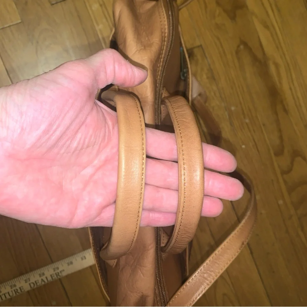 Glenmorangie Tan Leather Bag Vintage